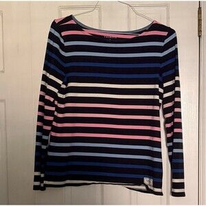 Talbots Authentic Multicolor Striped Lightweight Sweater Women's Sz S EUC